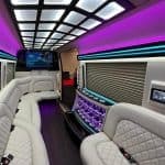 Party Limo Sprinter interior 2
